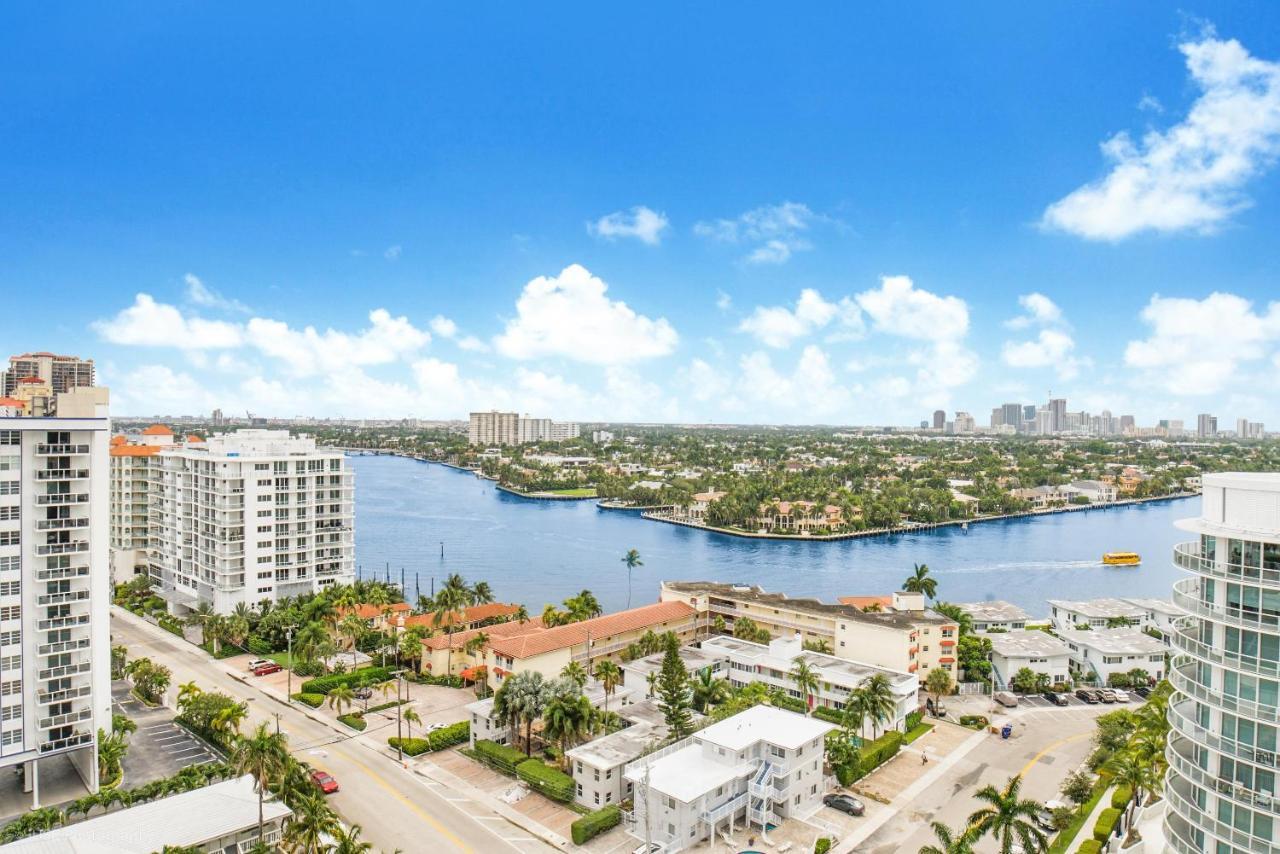 Last Min Weeknd Sale! Luxury Corner 1 Bedroom W Residence With Fantastic Intercoastal Views, Pool & Hot Tub Fort Lauderdale Bagian luar foto